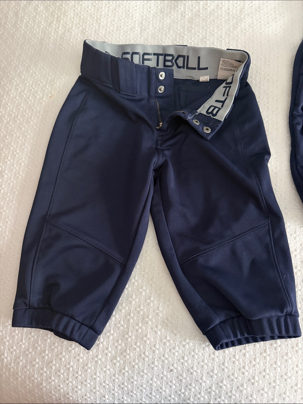 Under Armour Navy Softball Pants - girls Athletic Bottoms